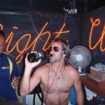 Dj Swano spinning