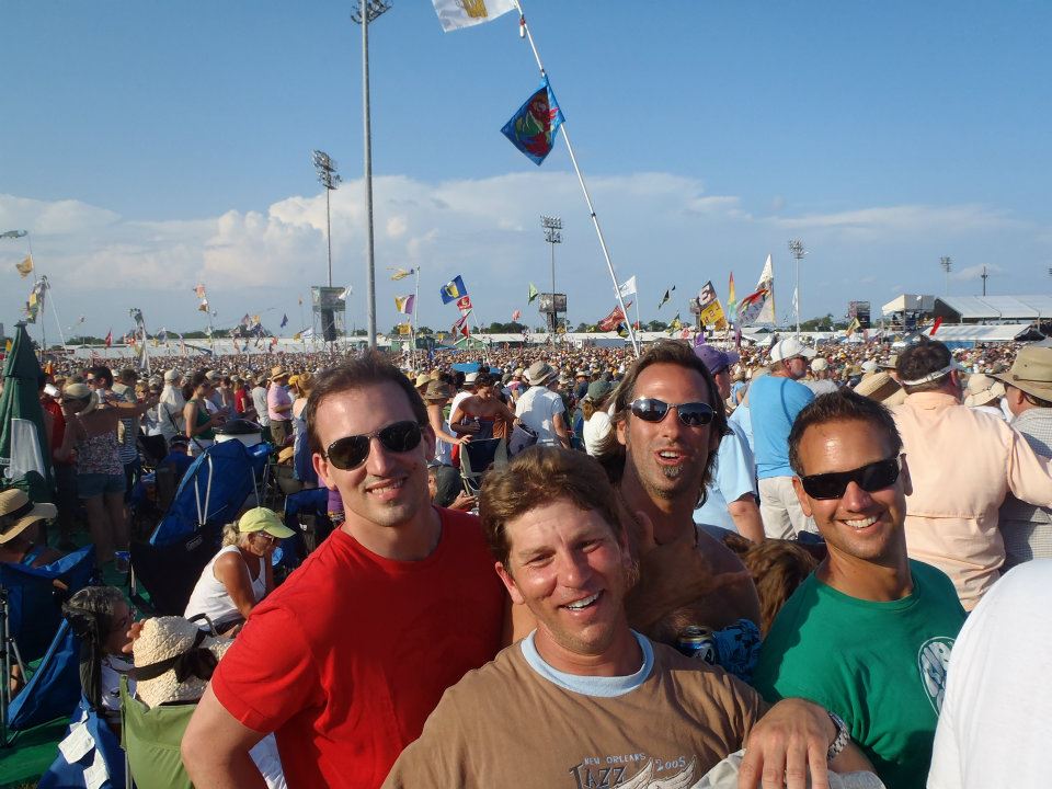 Brian at New Orleans Jazz Fest