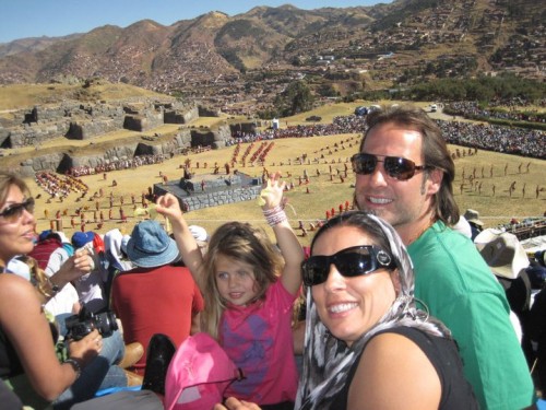 Unstoppable Family at Inti Raymi, Cusco, Peru
