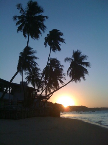 Dusk at Praia da Pipa, Brazil