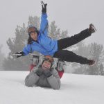 If it is not the Original Lifestyle by Design couple Rhonda and Brian Playing Usual in the Snow at Heavenly, Lake Tahoe, CA