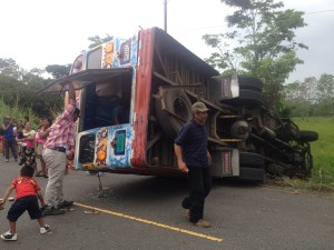 Bus Crash in Panama - minutes after witnessing and assisting