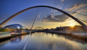 Gateshead Millennium Bridge Newcastle