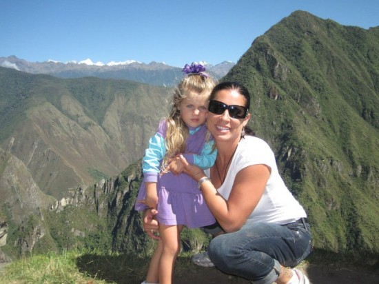 Rhonda and Hanalei Swan at Machu Picchu