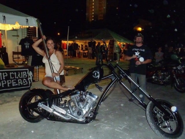 Rhonda at Thunder Beach Motorcycle Rally, Florida