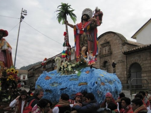 Statue at Corpus Christi, Cusco, Peru