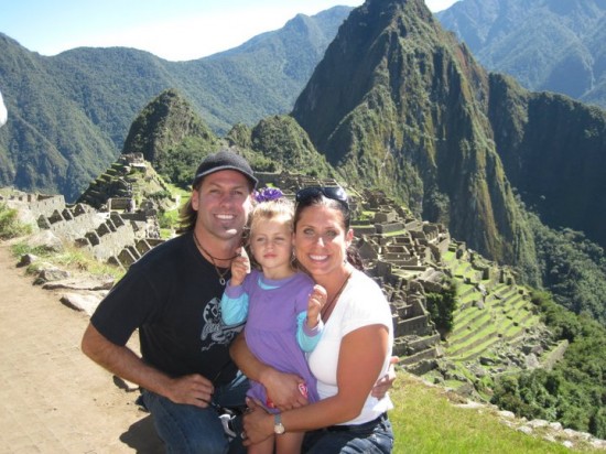 Unstoppable Family at Machu Picchu in Peru