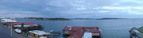 View from our new pad in Bocas del Toro, Panama