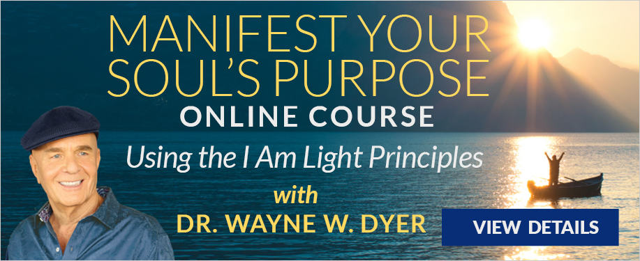Wayne Dyer Manifest your Soul's purpose 220x90