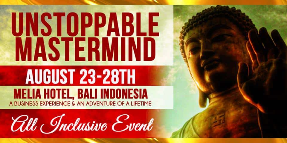 bali unstoppable mastermind event