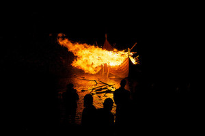 boats burn